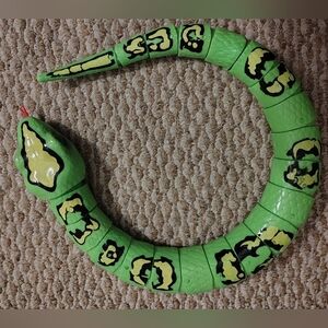 Green Flexible Snake Reptile Toy